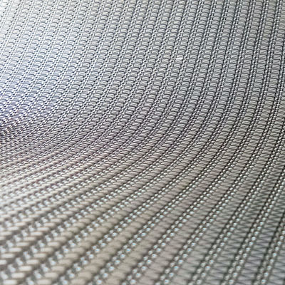 Architekturglas-Laminat aus Edelstahl, Gewebt für moderne Raumteiler und Wandverkleidungen