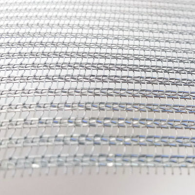Architekturglas-Laminat aus Edelstahl, Gewebt für moderne Raumteiler und Wandverkleidungen