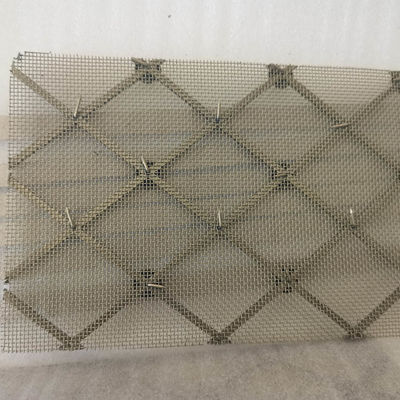 3.15mm Weft Durchmesser Dekoratives Drahtnetz mit individuellen Oberflächenbehandlungen