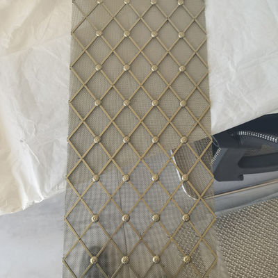 3.15mm Weft Durchmesser Dekoratives Drahtnetz mit individuellen Oberflächenbehandlungen
