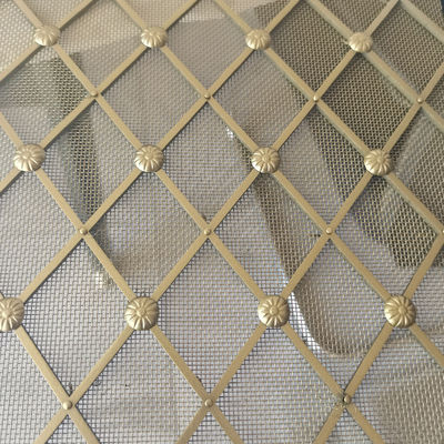3.15mm Weft Durchmesser Dekoratives Drahtnetz mit individuellen Oberflächenbehandlungen