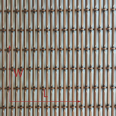 Überlegene wirtschaftliche Umweltschutzwebe 17,5 mm Dekorations-Gewebe-Drahtnetz