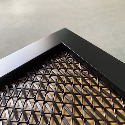 4.5 mm Mesh Dicke Edelstahl Dekorationsdrahtgitter für Metall Schranktüren