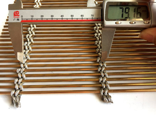 Edelstahlmetallnetz 7 mm galvanisiertes PVD Anti-Klettern Sicherheitszaunnetz für Verkleidung Gefängnis Umfang Schutz