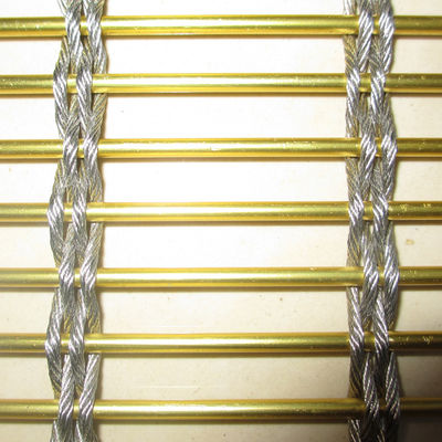 Zertifiziertes feuerfeste 8 mm Edelstahl-Metallnetz für Fassadenventilationsverkleidungen von Hochhäusern