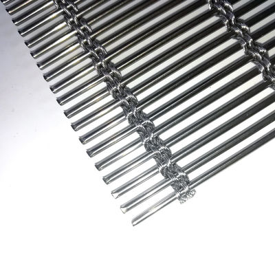 3D-Dekorationsschirm aus Edelstahl aus Gewebtem Metall für künstlerische Decke Design Industrie-Ästhetik