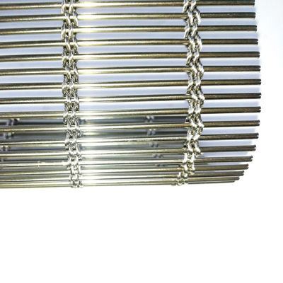 3D-Dekorationsschirm aus Edelstahl aus Gewebtem Metall für künstlerische Decke Design Industrie-Ästhetik