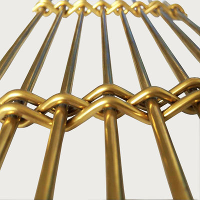 Flexible Metallgitter aus Edelstahl für große Lobby-Installationen Kreative Innenbeleuchtung