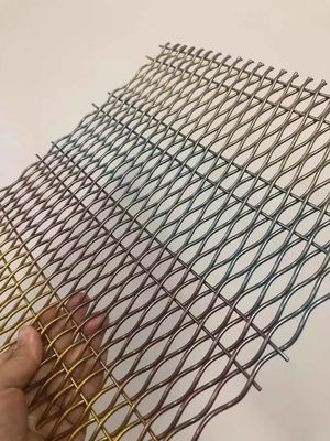 18 mm Warp Pitch Aluminium Dekorationsgitter für Schranktüren