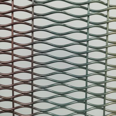 18 mm Warp Pitch Aluminium Dekorationsgitter für Schranktüren