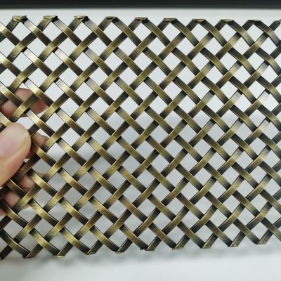 Dekoratives Gewebe aus Edelstahl Breite 0,6 m-2,4 m
