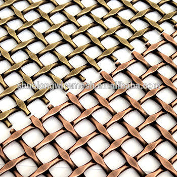 18mm Weft Pitch Dekorativ Gewebt Drahtnetz mit sauberem freiem Öl und flache Nr. 1
