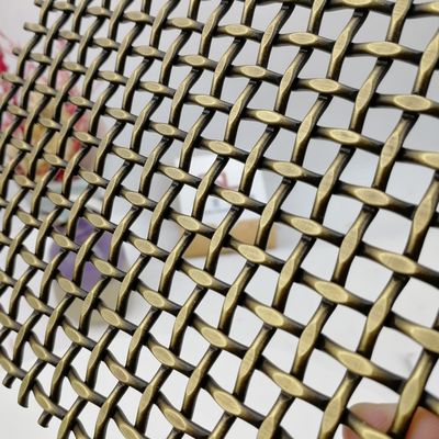 18mm Weft Pitch Dekorativ Gewebt Drahtnetz mit sauberem freiem Öl und flache Nr. 1