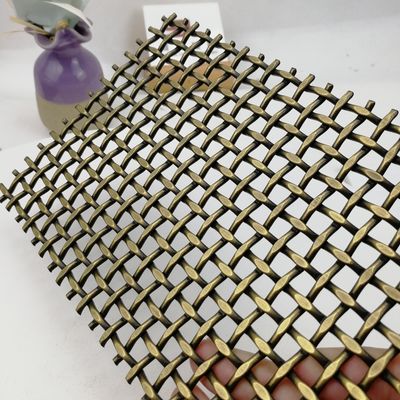 18mm Weft Pitch Dekorativ Gewebt Drahtnetz mit sauberem freiem Öl und flache Nr. 1