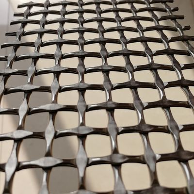 ISO9001-zertifiziertes Diamantgewebtes Netz 42,2% Öffnungsfläche für Schwerlastindustrie