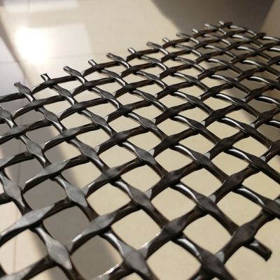 ISO9001-zertifiziertes Diamantgewebtes Netz 42,2% Öffnungsfläche für Schwerlastindustrie