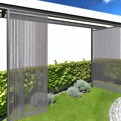Dekoratives Aluminiumkettennetzvorhang für Garten- und Landschaftsgestaltung