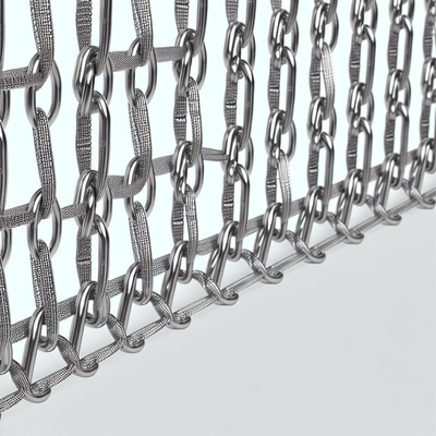 Dekorative Aluminium-Drahtnetz-Gardinenketten - kundenspezifisches Design und langlebig