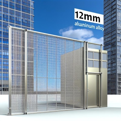 12 mm Aluminiumlegierung Architekturnetzvorhang für Gebäudefassaden