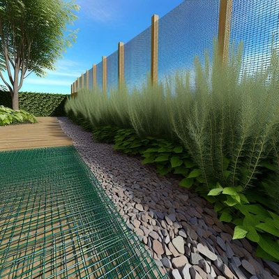 2.0mm Drahtdurchmesser Architektonisches Gewebtes Drahtnetz für die Gartenlandschaftsgestaltung
