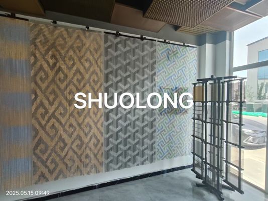 Individueller Fliegengitter-Kettenvorhang aus Aluminium mit Schienen und anderem Zubehör