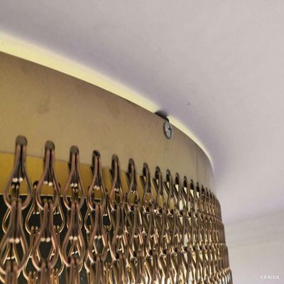 Aluminium-Kettengliedervorhang mit individueller Größe und langlebigen Schienen und anderem Zubehör