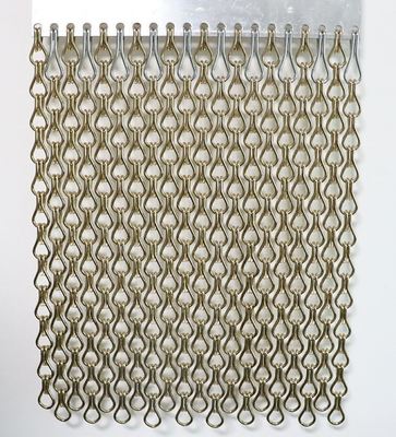 Maße 90x210cm Kettenverbindung Drahtnetz Vorhang Größe für Handelssicherheitsschranken