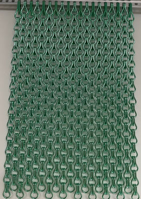 Maße 90x210cm Kettenverbindung Drahtnetz Vorhang Größe für Handelssicherheitsschranken