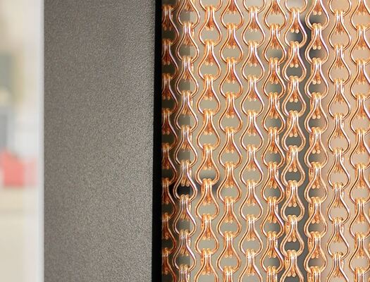 24mm Kettenabstand Aluminium Kettenvorhang mit einfacher Installation und guter Belüftung zum Insektenschutz