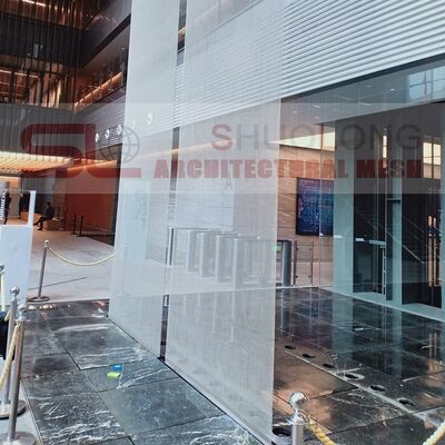 angepasste Öffnungsgröße korrosionsbeständig handgefertigt Edelstahl Architekturmaschenteil für Fassaden und Innenräume