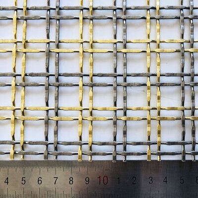 316 Grade Stainless Steel Architectural Mesh Panel with 5mm to 50mm Opening Size for Heavy Duty Filtration and Reinforcement