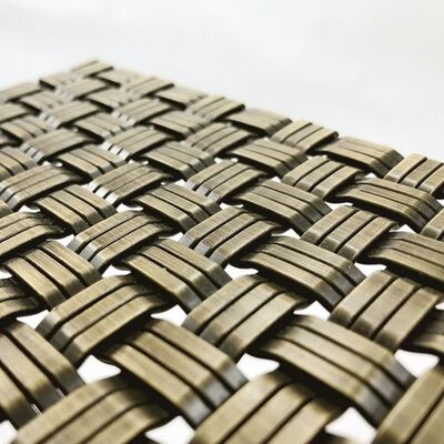 Popular Woven Wire Mesh Antique Bronze Architectural Mesh for Interior Wall Cladding Ceiling