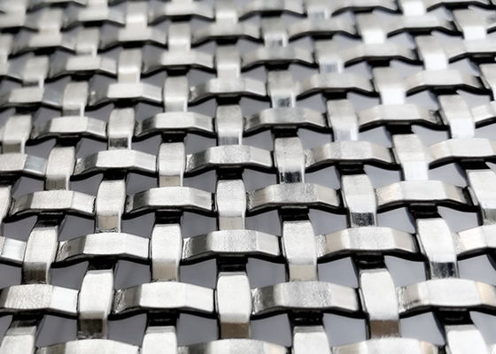 2 Mesh 400 Mesh Count Architectural Woven Wire Mesh With 59% Opening Area