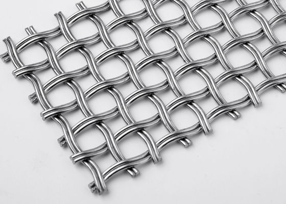 Leinwandbindungs-Edelstahl-Metall-Mesh Screen For Architectural Woven-Maschendraht