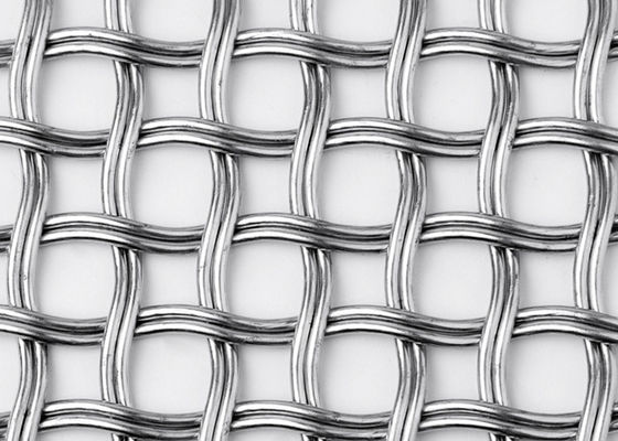 Leinwandbindungs-Edelstahl-Metall-Mesh Screen For Architectural Woven-Maschendraht