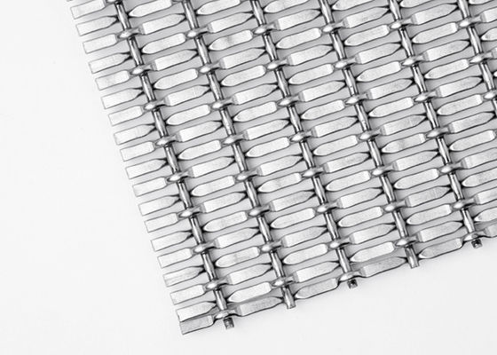 Titanüberzug gesponnene 5mm asphaltieren Metallraum-Teiler Mesh Fabrics 15m dekorative