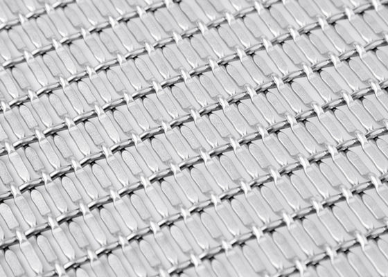 Titanüberzug gesponnene 5mm asphaltieren Metallraum-Teiler Mesh Fabrics 15m dekorative