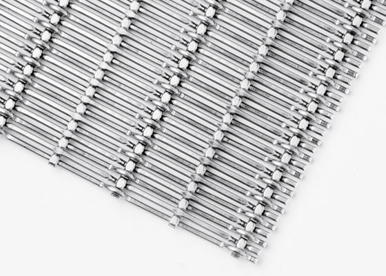 Dekoratives Metallnetz Gewebe Gewebter Draht Architektonische Fassade Verkleidung Bildschirm Außenwand Dekor