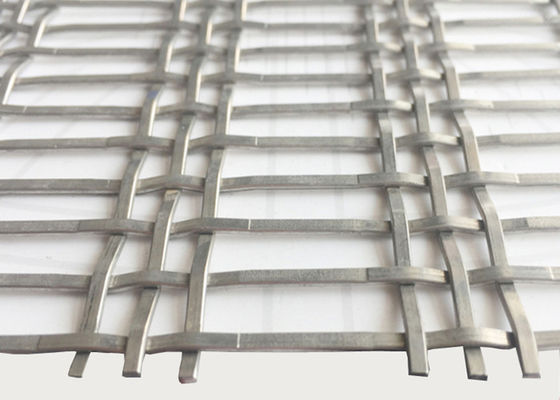 Projektaufwertung Reverse Dutch Weave Architectural Woven Wire Mesh ISO9001-2015 Zertifizierung