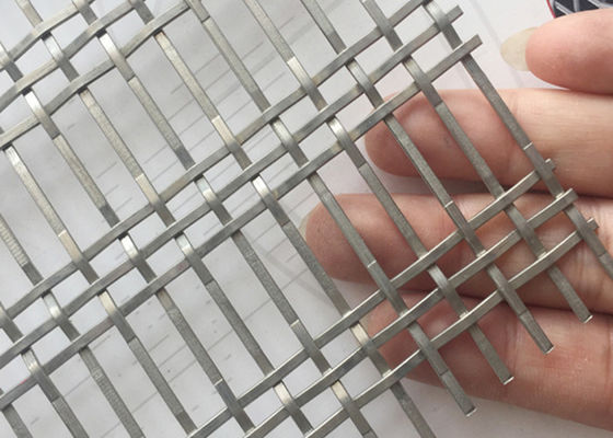 Projektaufwertung Reverse Dutch Weave Architectural Woven Wire Mesh ISO9001-2015 Zertifizierung