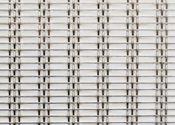 Projektaufwertung Reverse Dutch Weave Architectural Woven Wire Mesh ISO9001-2015 Zertifizierung