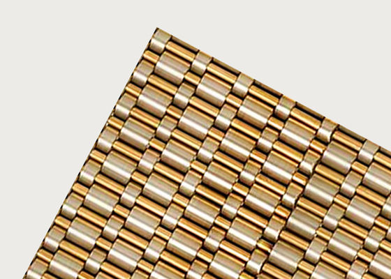 angepasste Breite und Länge Architektonische Metallnetz Korrosionsbeständigkeit für lang anhaltende Leistung