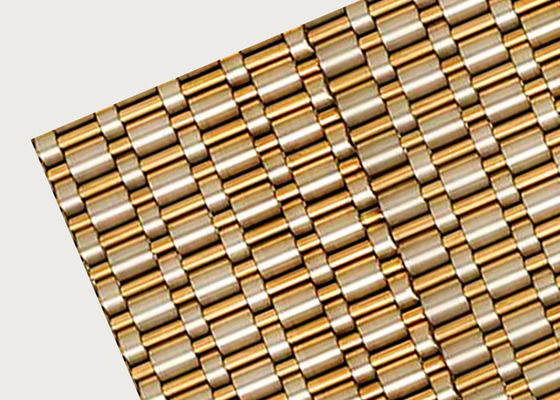 angepasste Breite und Länge Architektonische Metallnetz Korrosionsbeständigkeit für lang anhaltende Leistung