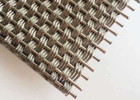 Quetschverbundenes 5.5mm dekoratives Architekturdrahtgewebe Mesh Anti Corrosion