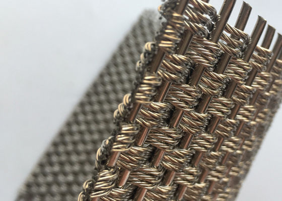 Quetschverbundenes 5.5mm dekoratives Architekturdrahtgewebe Mesh Anti Corrosion