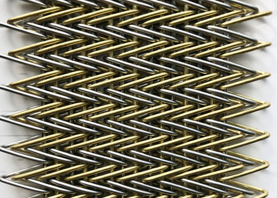 Messingspirale Mesh Belt der webart-SS316 3m