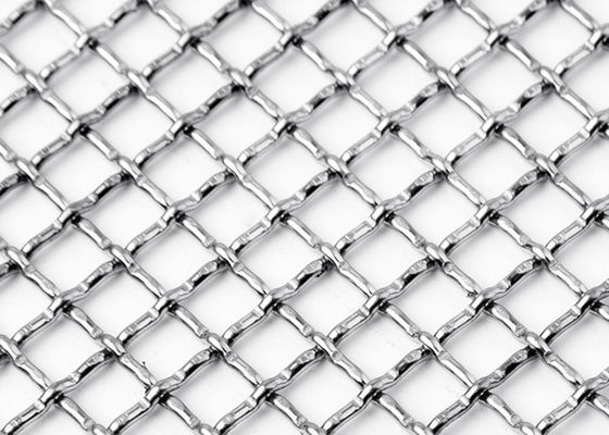 3×6m SGS-Verschluss-Falz-Draht-Mesh Square Stainless Steel Woven-Metallmasche
