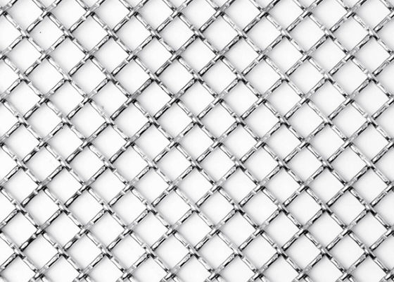 3×6m SGS-Verschluss-Falz-Draht-Mesh Square Stainless Steel Woven-Metallmasche