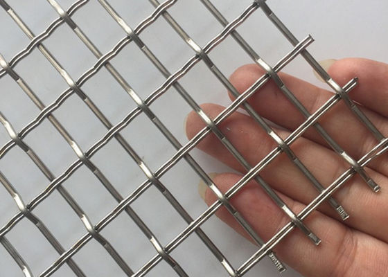 3.3mm 304 Edelstahl quetschverbundener Draht Mesh Woven Architectural Mesh Facade