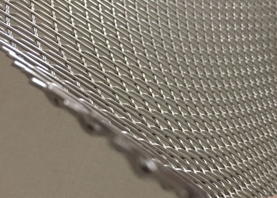 3.3mm 304 Edelstahl quetschverbundener Draht Mesh Woven Architectural Mesh Facade